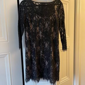 BB Dakota Black Lace Dress
